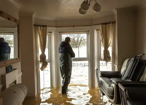 water damage restoration service Trion
